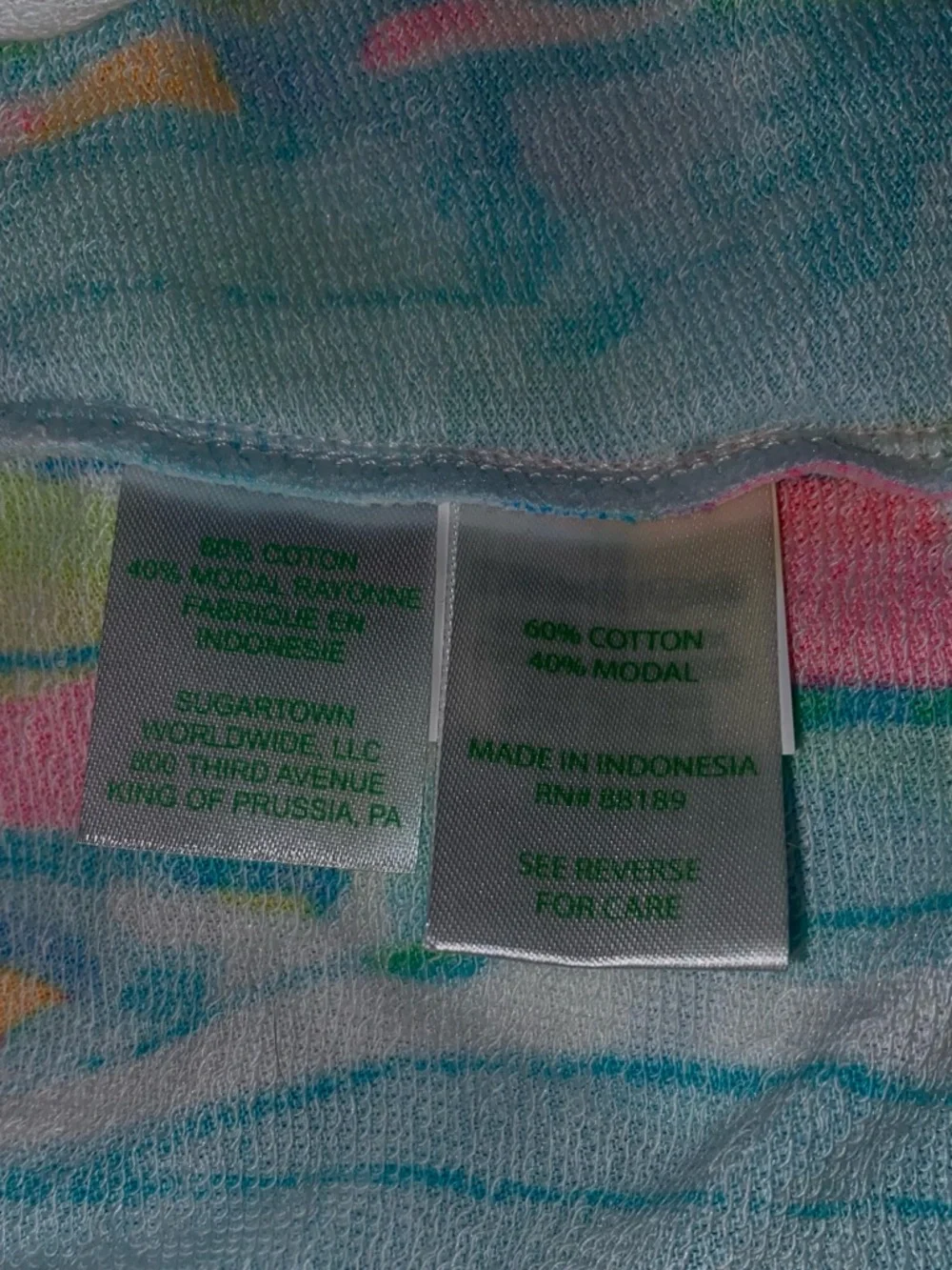 LILLY PULITZER MOORING HOODIE Sweatshirt/Jacket “Beach & Bae” MLT color Size XS - Picture 8 of 9